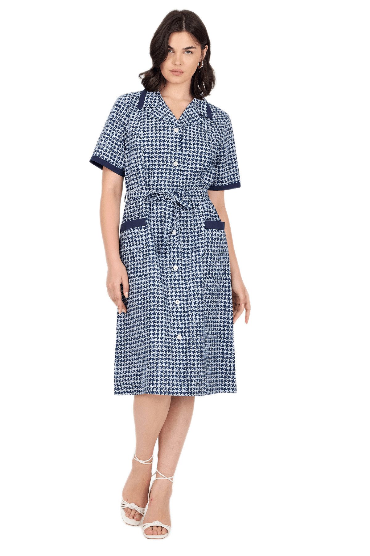 Phistan Tunikakleid Arbeitskittel aus Baumwolle günstig online kaufen