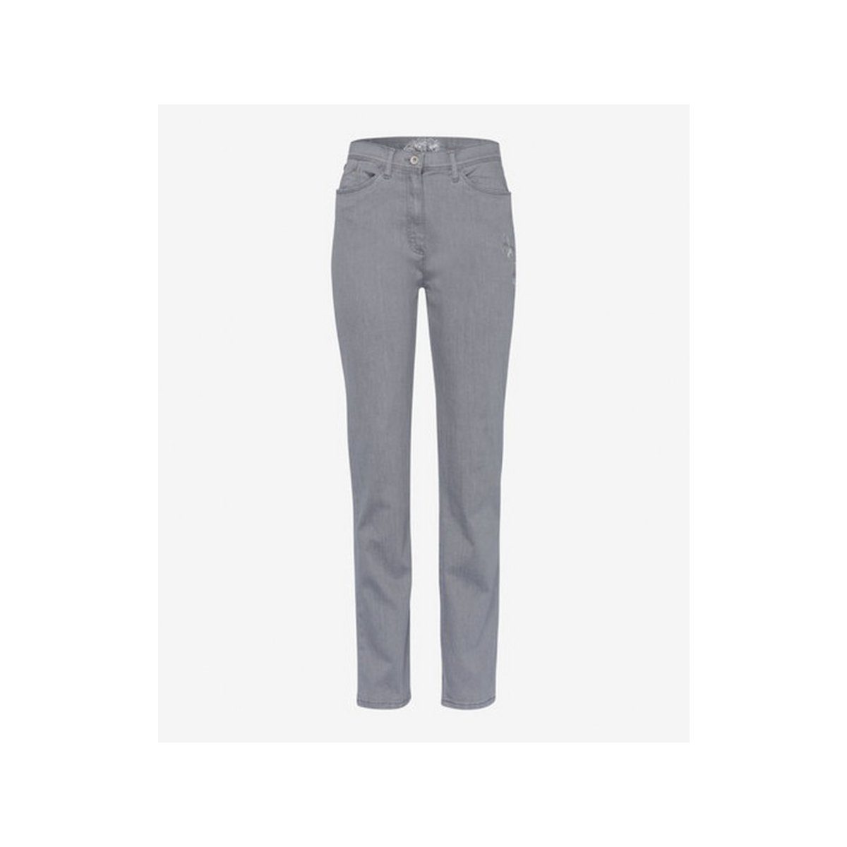 hell-grau Brax (1-tlg) 5-Pocket-Jeans