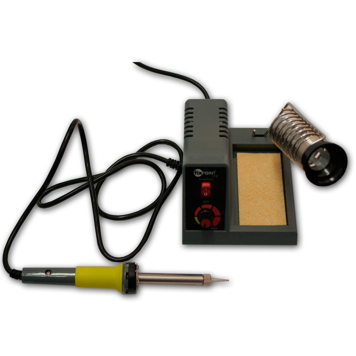 fixPOINT Lötkolben Lötstation regelbar 150 - 450°C, 48W, mit Halter