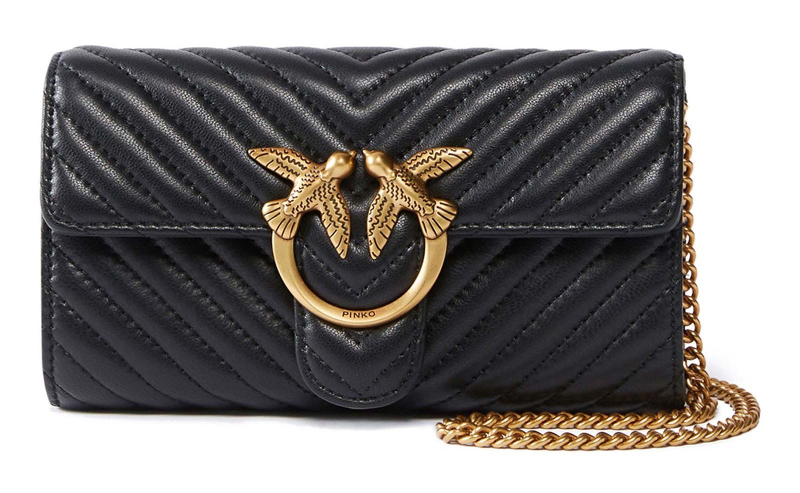 Umhängetasche Mini Icon Wallet C Nappa Chevron