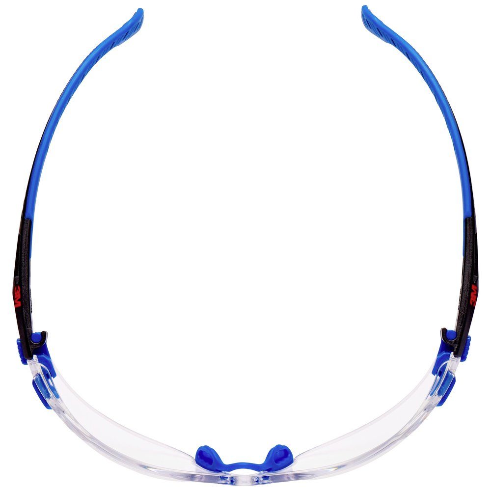 S1101SGAF Arbeitsschutzbrille mit Schutzbrille Antibeschlag-Schutz 3M Solus Blau, 3M Schwarz