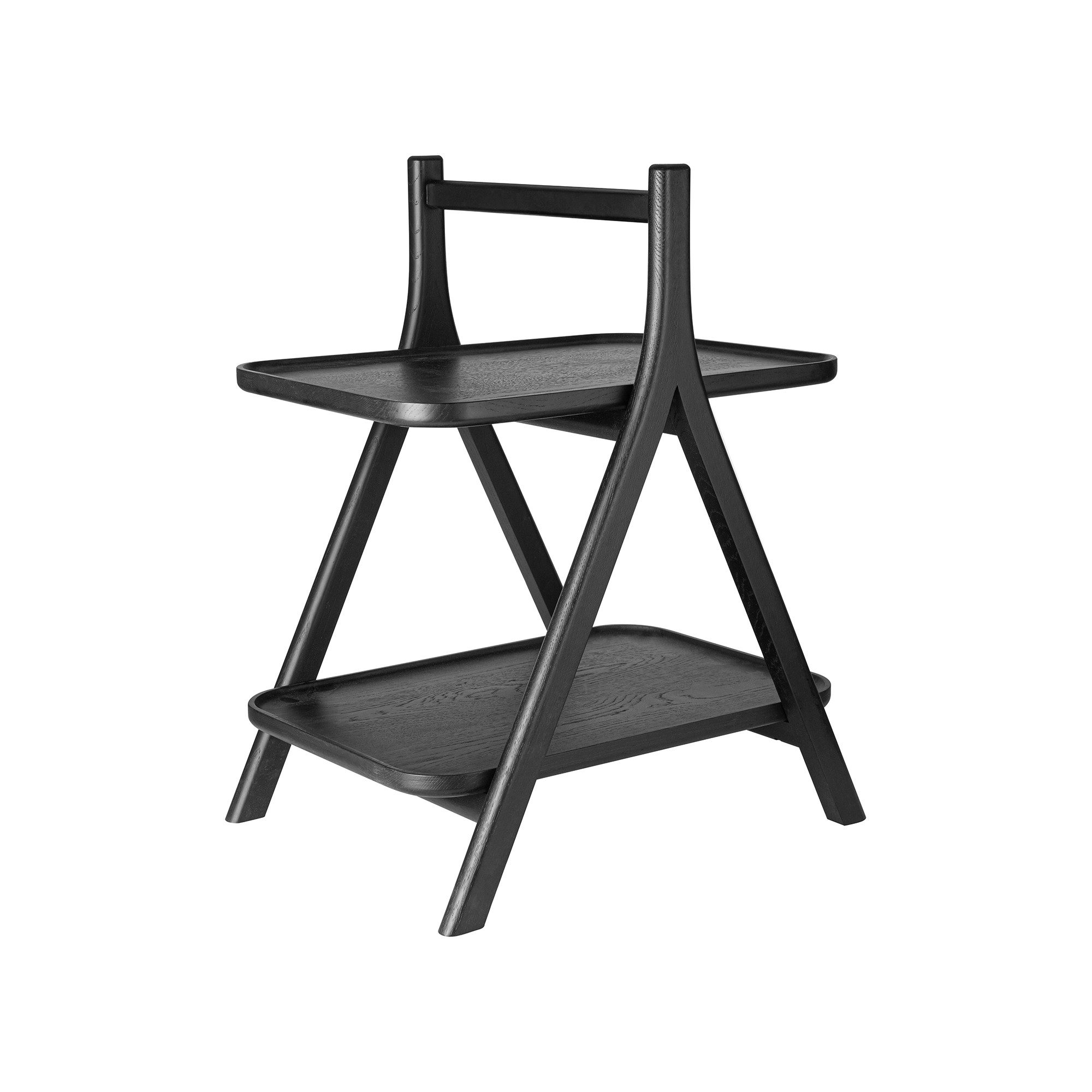 blomus Beistelltisch -ETA- Ablagetisch, Couchtisch, Dekotisch: modernes Design für Zuhause (1 Tisch), Mobiler Beistelltisch, inkl. Tragegriff, Massives Eichenholz