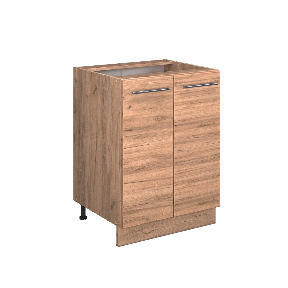 Vicco Unterschrank Fame-Line, Goldkraft Eiche/Goldkraft Eiche, 60 cm ohne Arbeitsplatte (1-St)