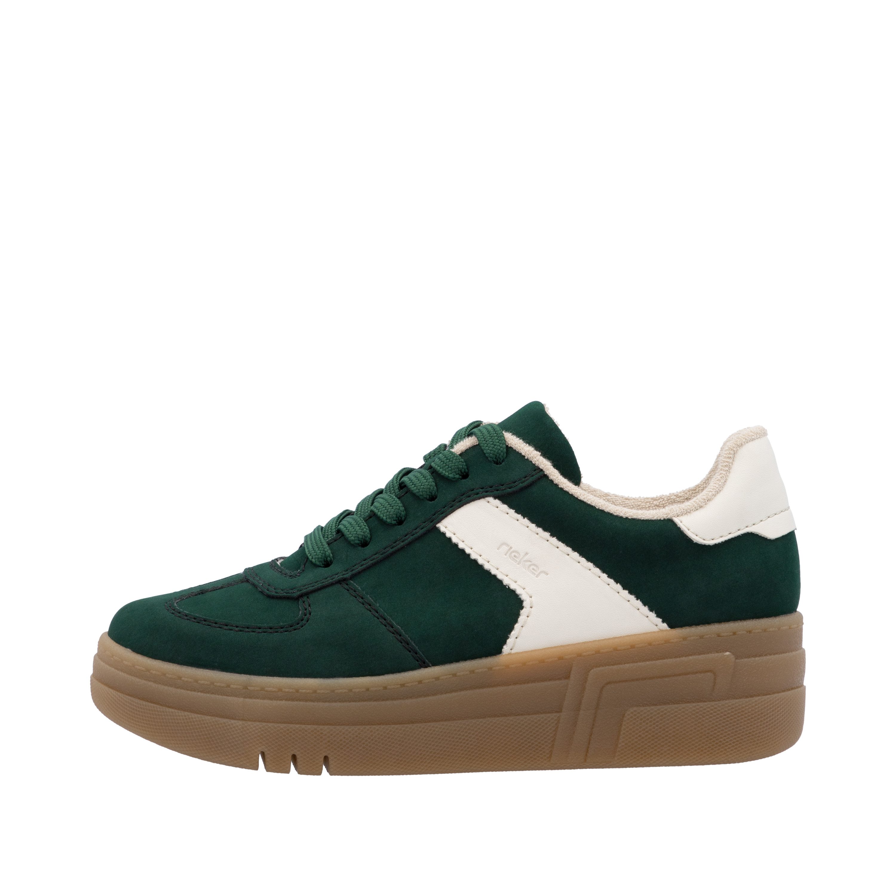 Rieker Plateausneaker Retro-Sneaker, Basket-Sneaker, Schnürer mit softem Schaftrand