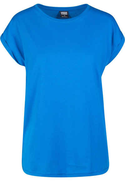 URBAN CLASSICS Kurzarmshirt Damen Ladies Extended Shoulder Tee (1-tlg)