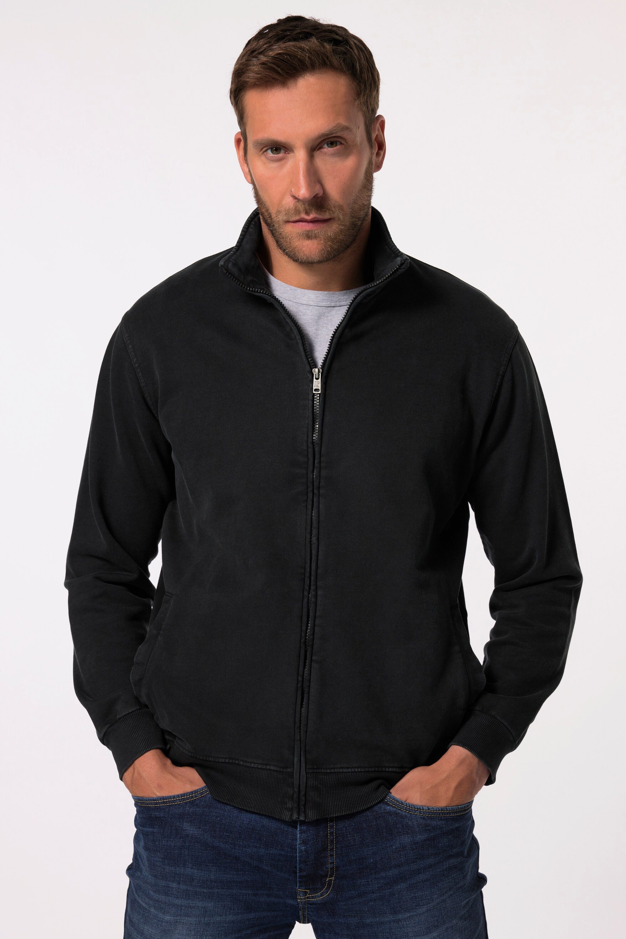 JP1880 Fleecejacke JP 1880 Sweatjacke Stehkragen günstig online kaufen