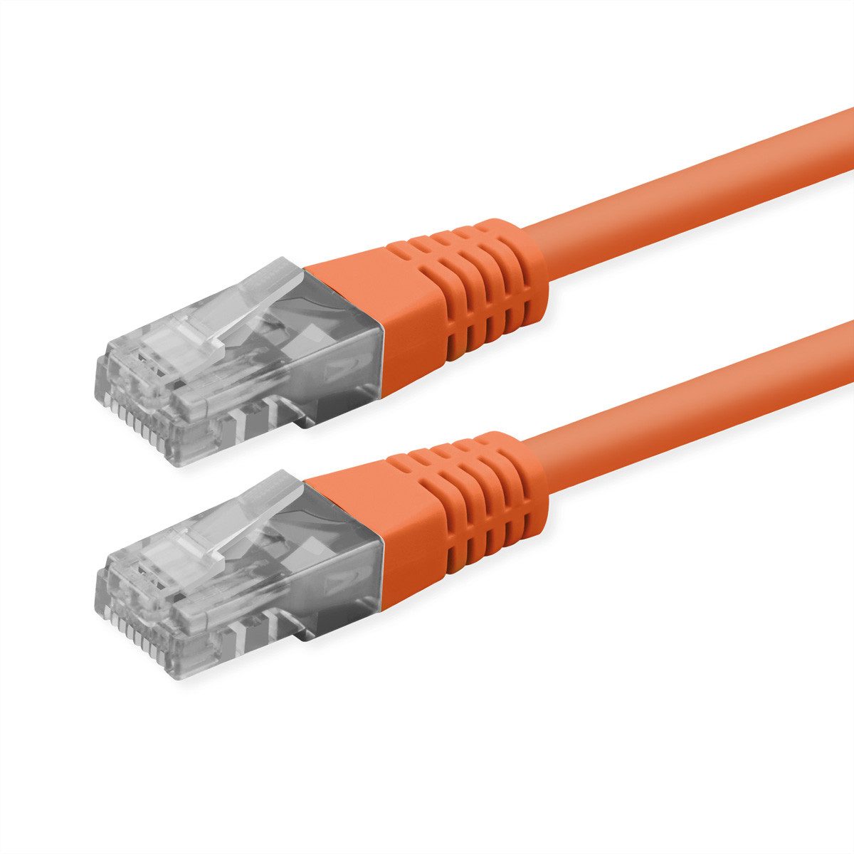 ROLINE Patchkabel Cat.6 (Class E) LAN-Kabel, RJ-45 Männlich (Stecker), RJ-45 Männlich (Stecker) (30.0 cm), UTP, PoE