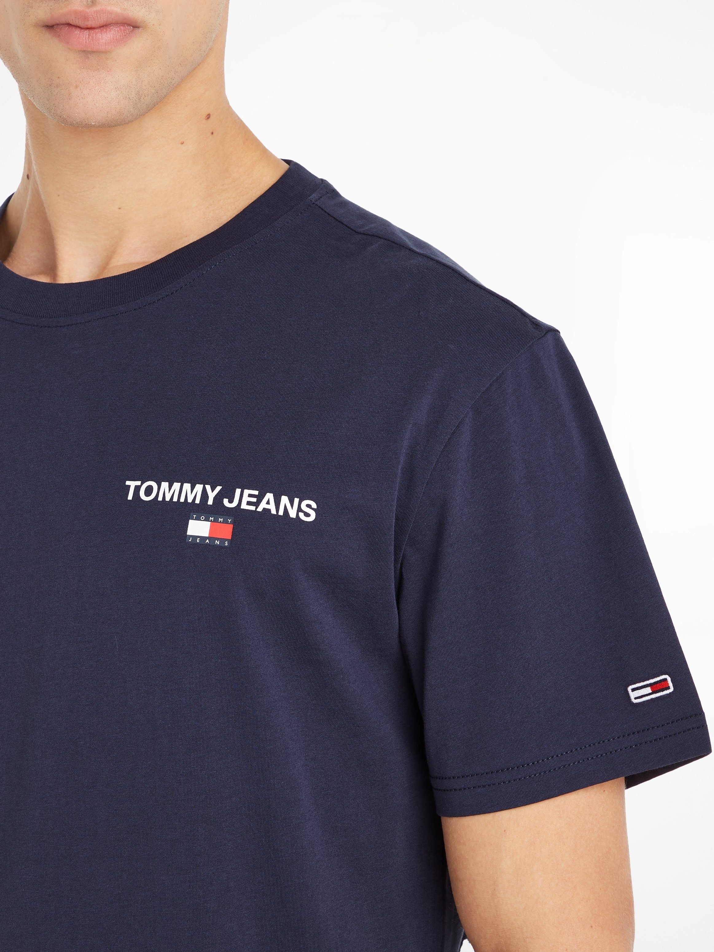 Tommy T-Shirt BACK PRINT LINEAR CLSC TEE TJM Jeans Twilight Navy