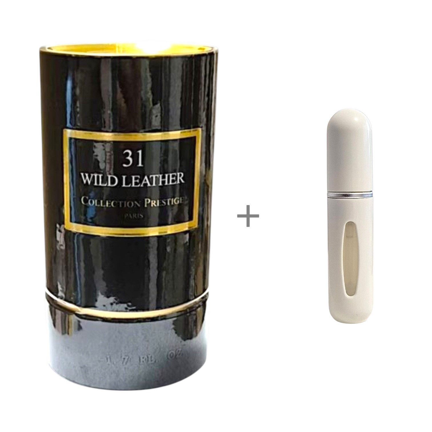 Collection Prestige Duft-Set 31 Wild Leather Eau de Parfum 50 ml + Parfümzerstäuber (leer)