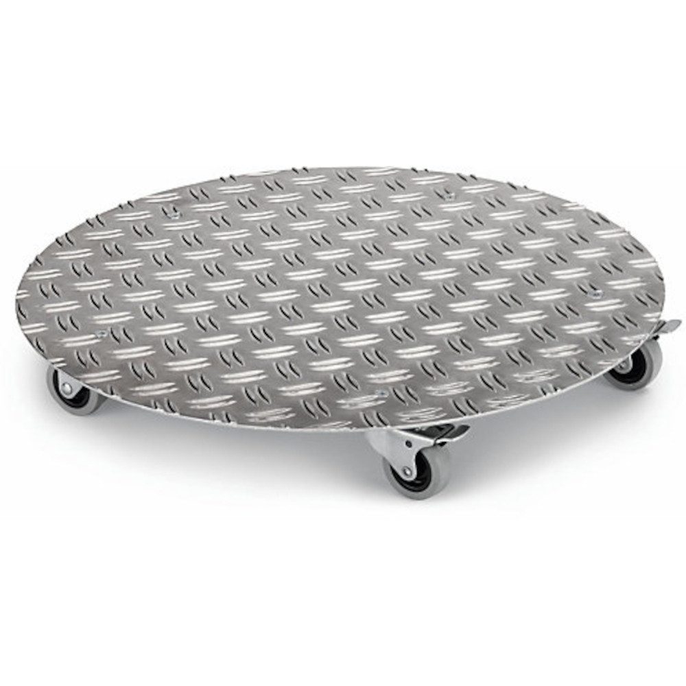 Pflanzenroller in silber, Aluminium - 7,3x30cm (HxD)