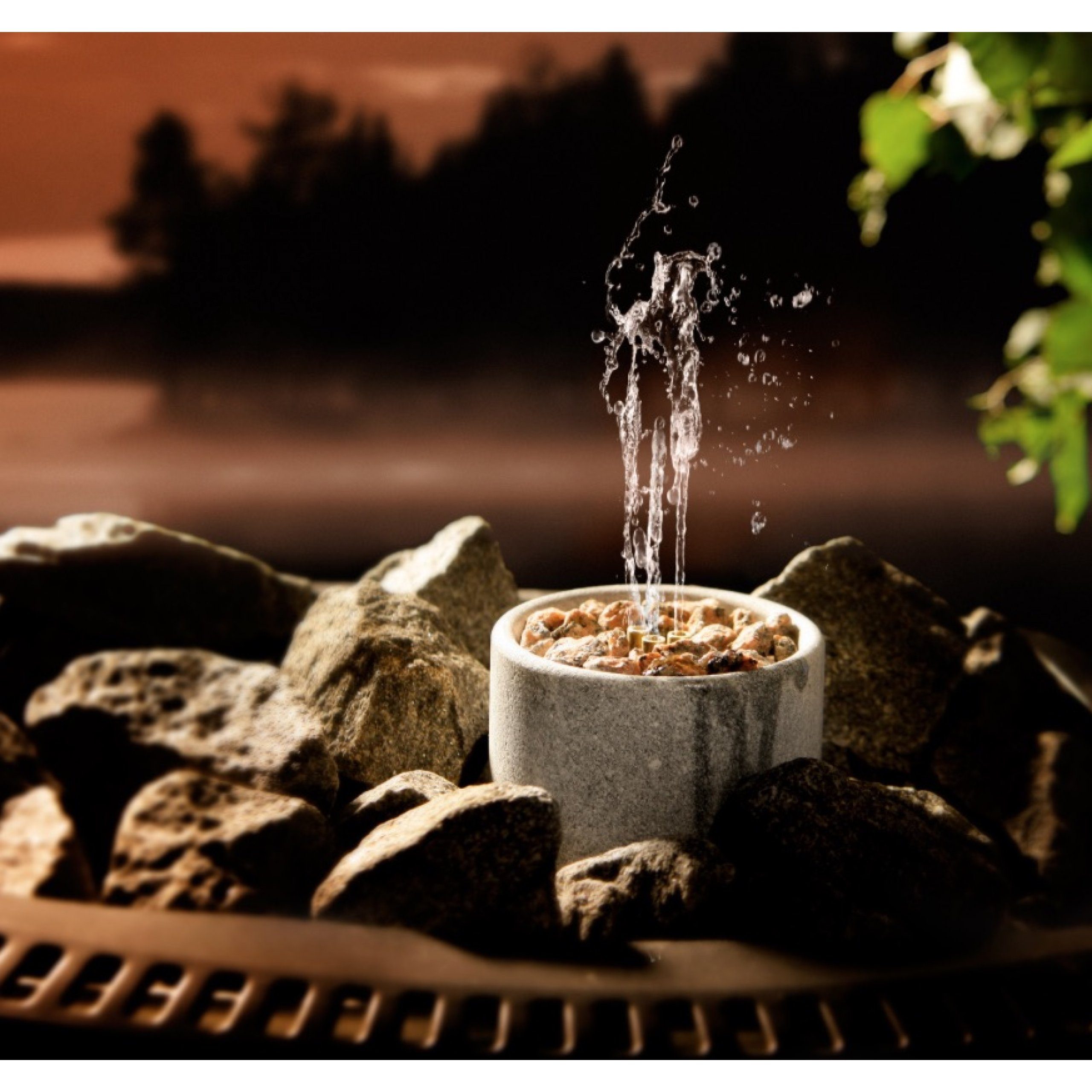 HUKKA Design Aufgusstopf Hukka Design Saunatroikka Springbrunnen aus Specks günstig online kaufen