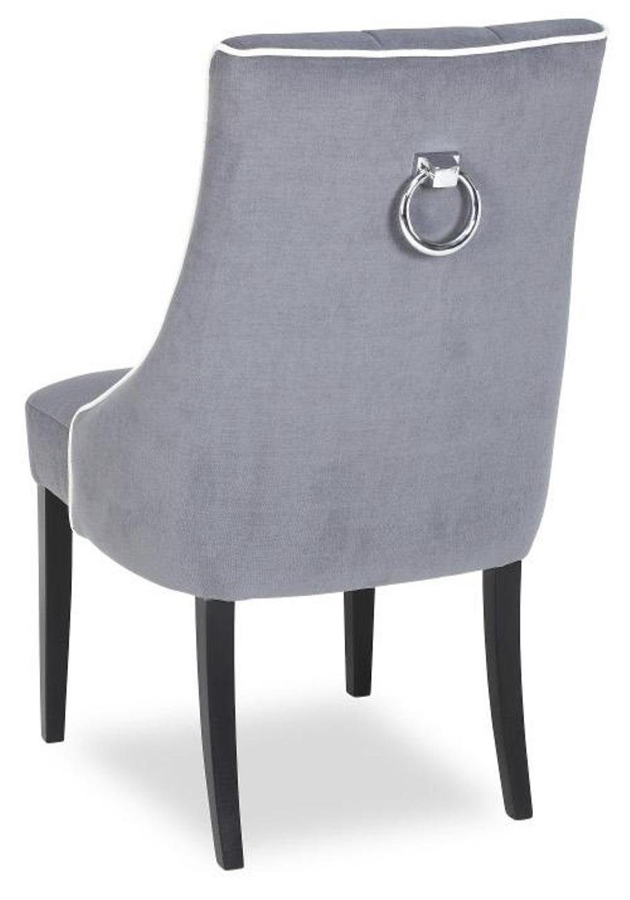 Garnitur Stühle Design Stuhl Lehn 8x JVmoebel Chesterfield-Sessel, Polster Chesterfield Gruppe Set