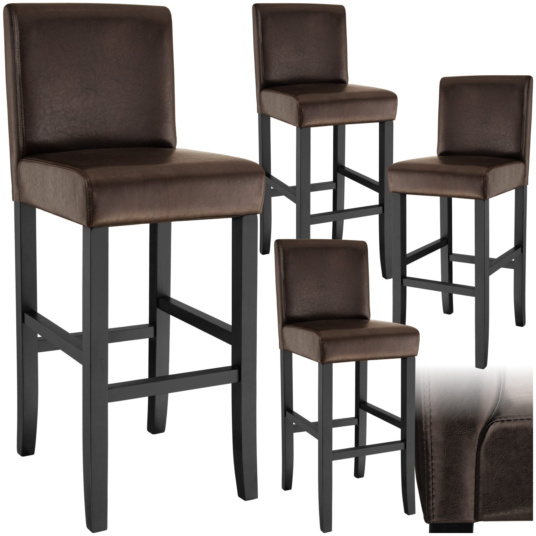 Barhocker Stehhocker aus Kunstleder