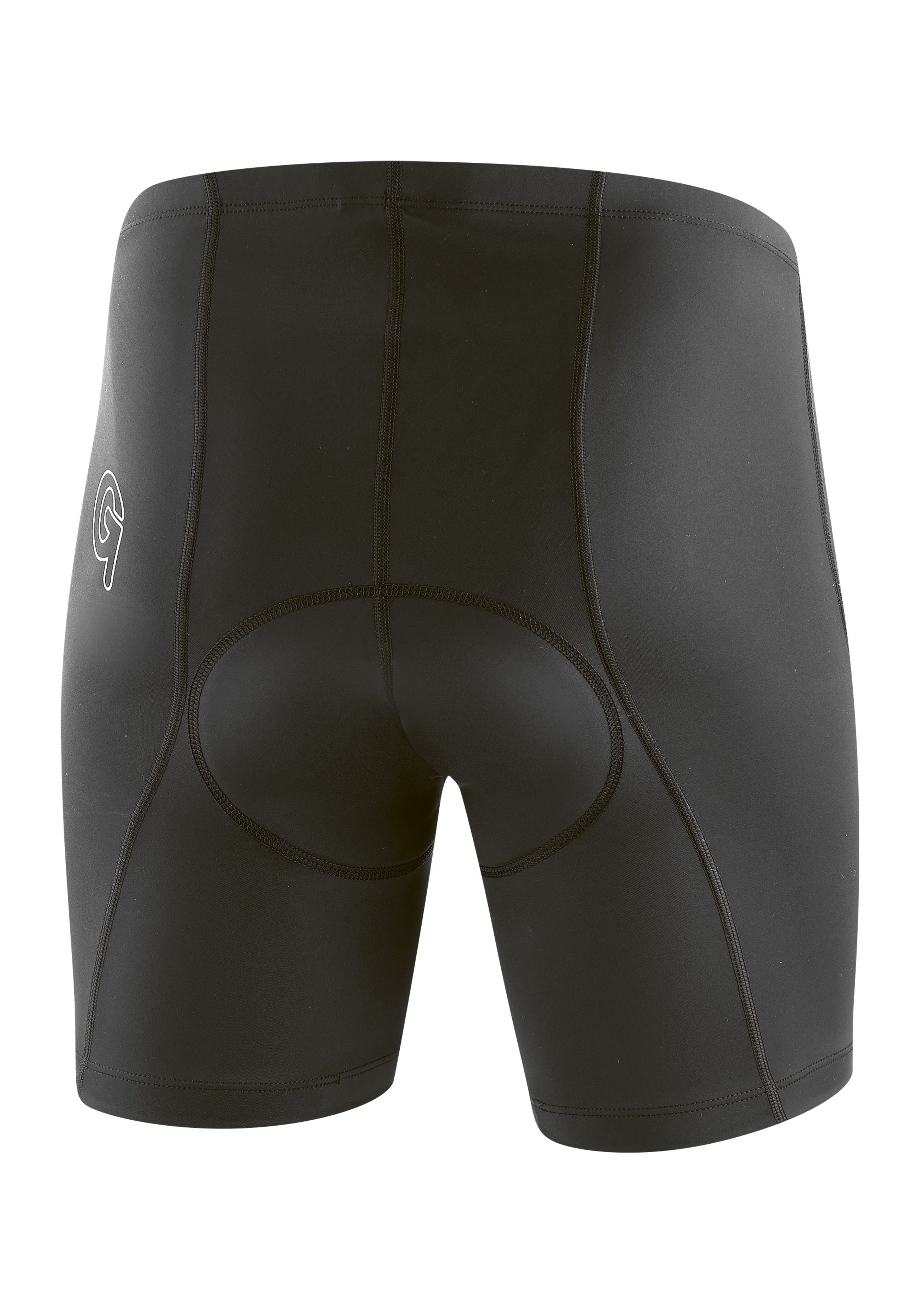 Gonso Fahrradhose Billy kurze Herren Radlerhose mit Sitzpolster, strapazierfähige Radhose