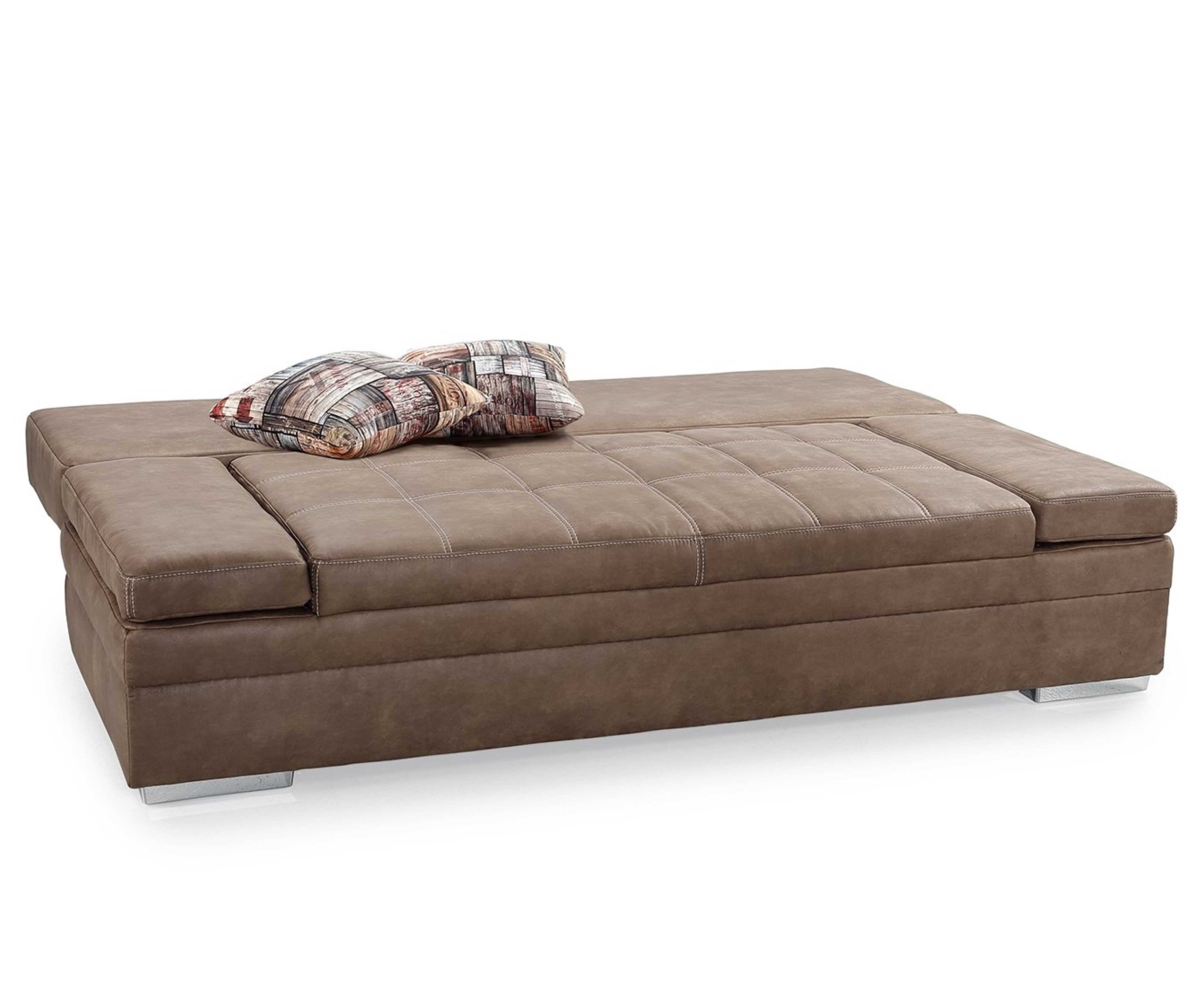 luma-home Schlafsofa 15116, mit Bettkasten B200/T100/H84 cm, Liegefläche 14 günstig online kaufen