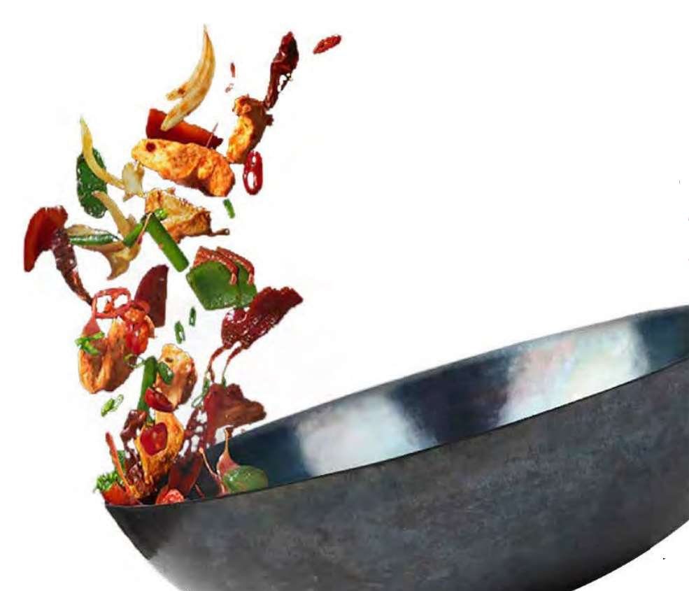 AAF Nommel Wok Wok Eingebrannt rund Boden Carbon Stahl Holzgriff Gas Herd Grill, Karbon-Stahl, Natürliche Antihaftbeschichtung, da Voreingebrannt – Bild 4 von 5