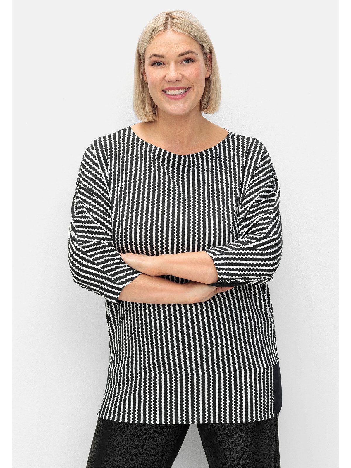 3/4-Arm-Shirt Große Größen