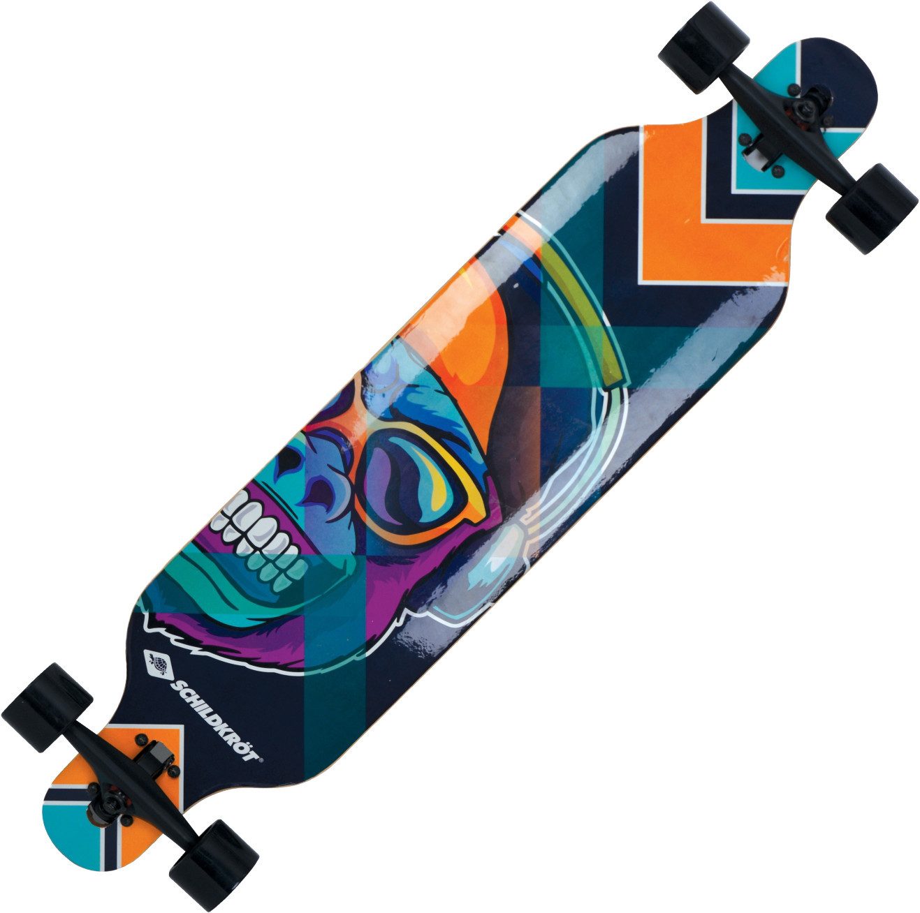 Skateboard SCHILDKRÖT Longboard 41´ God Feather