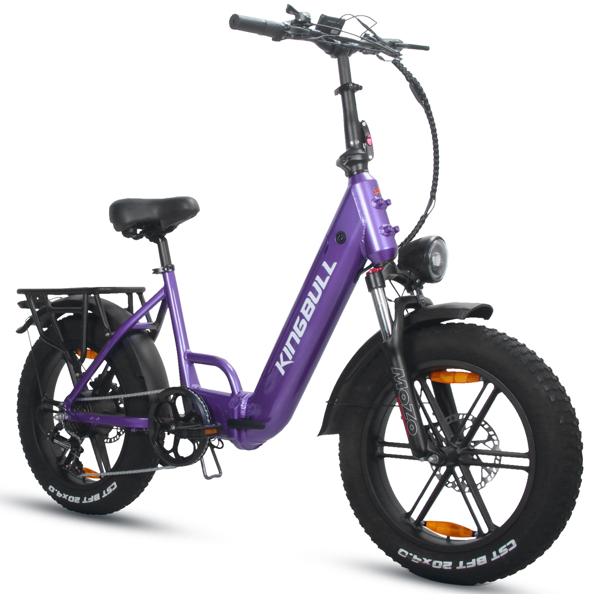 Vankel E-Bike Cityrad KLR herren Elektrofahrrad 648WH cityrad 20×4.0 damen 13.5AH max.100km, Kettenschaltung, Heckmotor, 648 Wh, (Beleuchtungsset mit Batterieladegerät, Batterieschlüssel, Werkzeug), 7 Gang, 648Wh Akku, Elektrofahrrad mit Gepäckträger, E-bikes