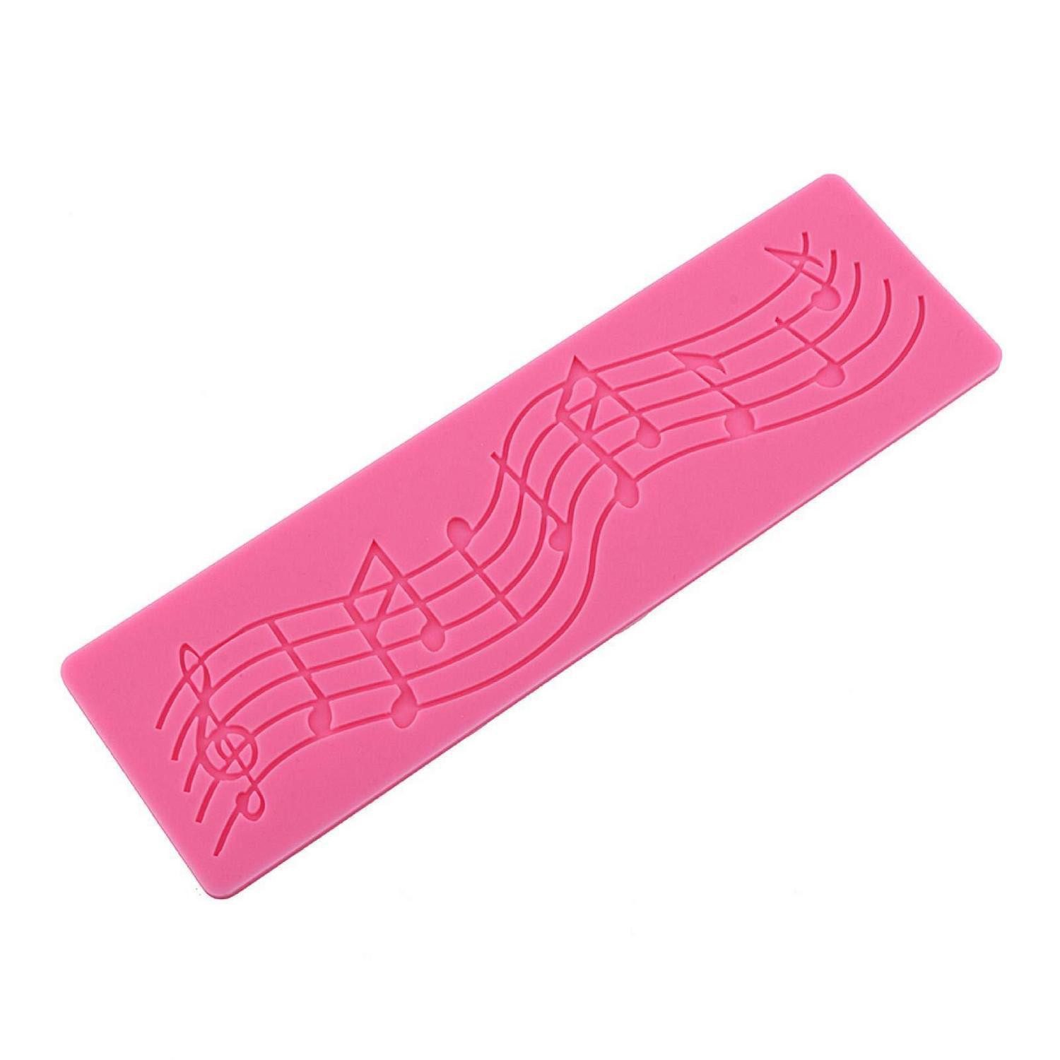 LuxusKollektion Sticker Silikonform Musiknoten Kuchen Deko, (1-tlg)