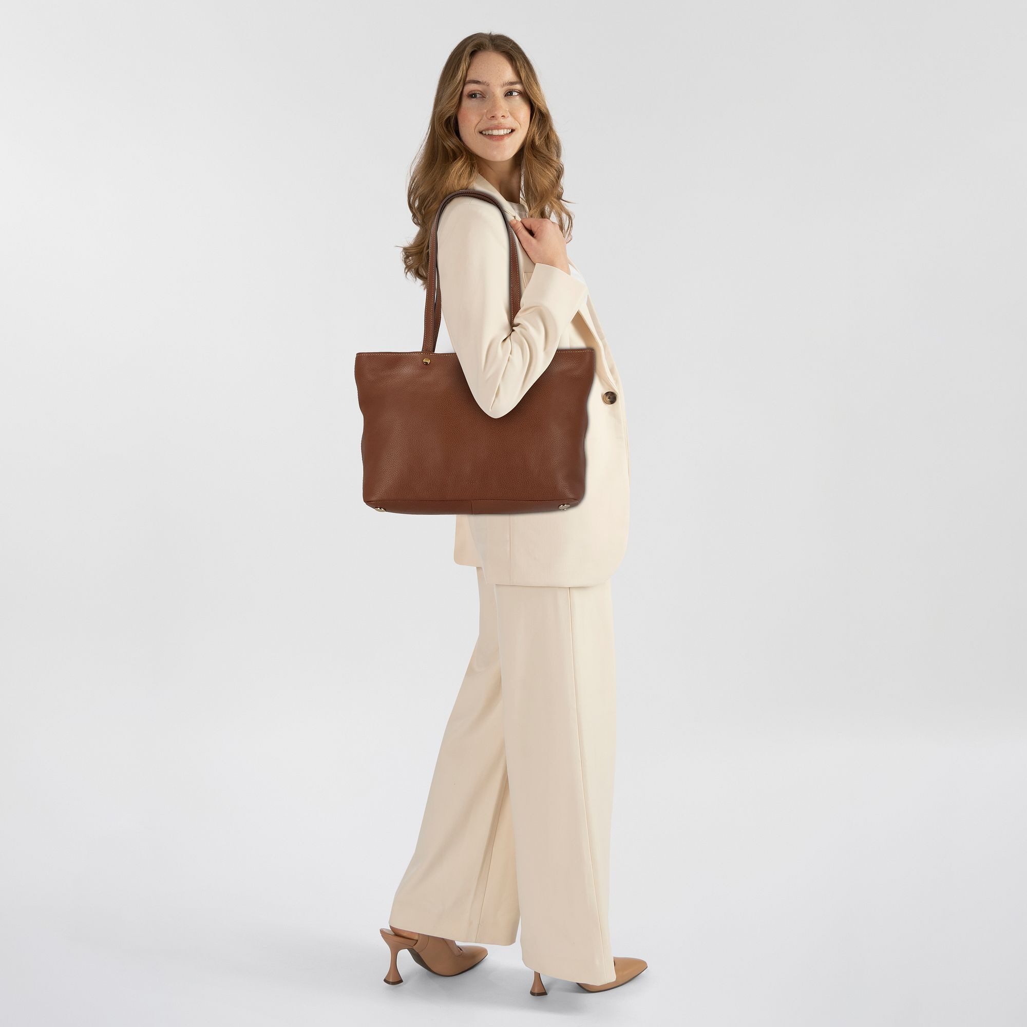 Fossil Shopper Jessie, Leder
