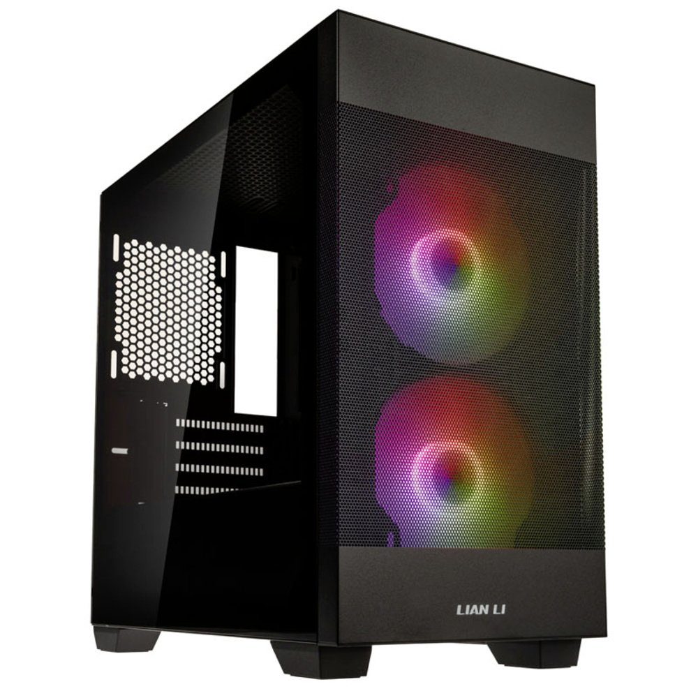 Lian Li PC-Gehäuse Lian Li LANCOOL 205M Micro-Tower Gehäuse, Gaming-Gehäuse Schwarz