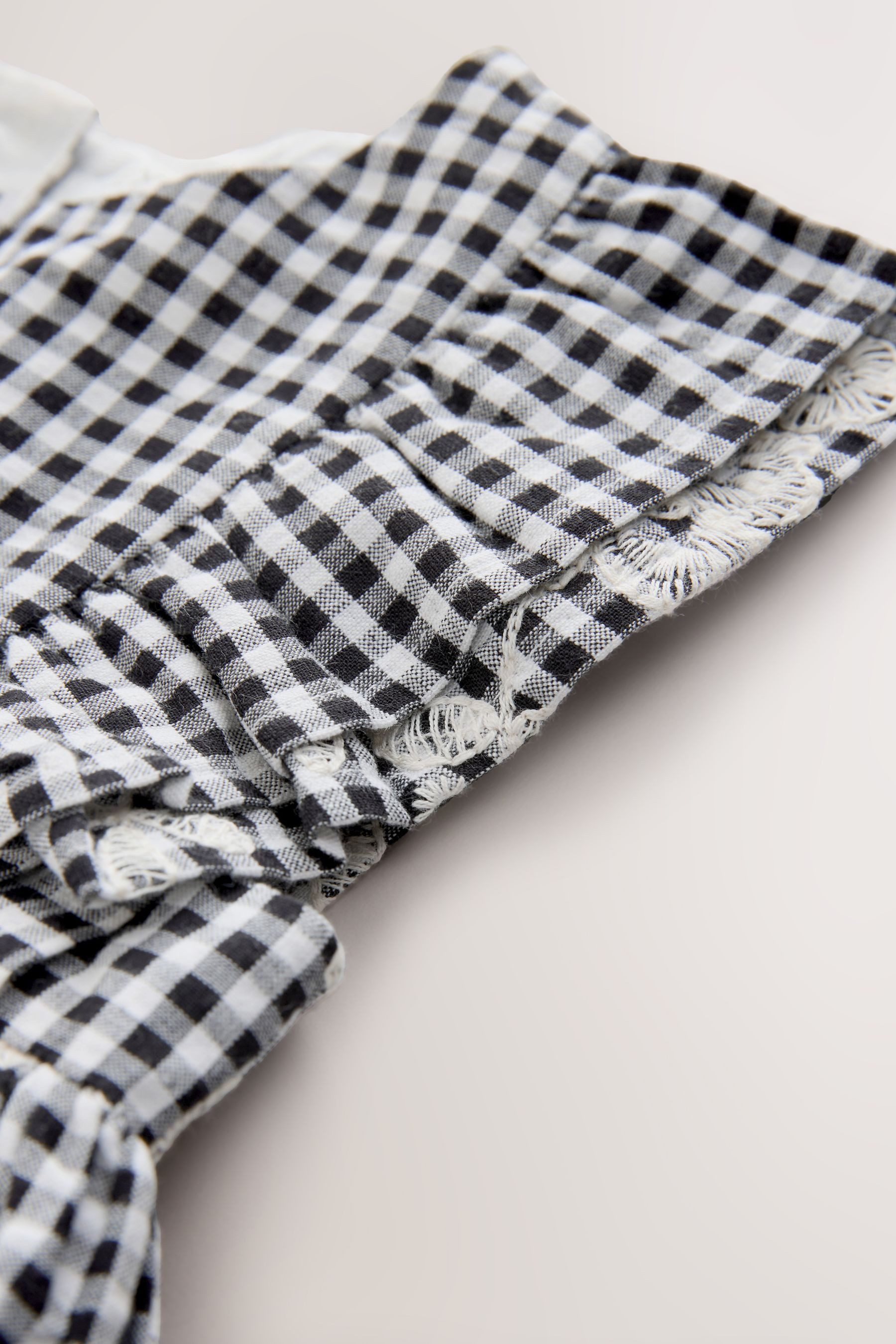 Next Blusenkleid Kleid mit Rüschenärmeln (1-tlg)