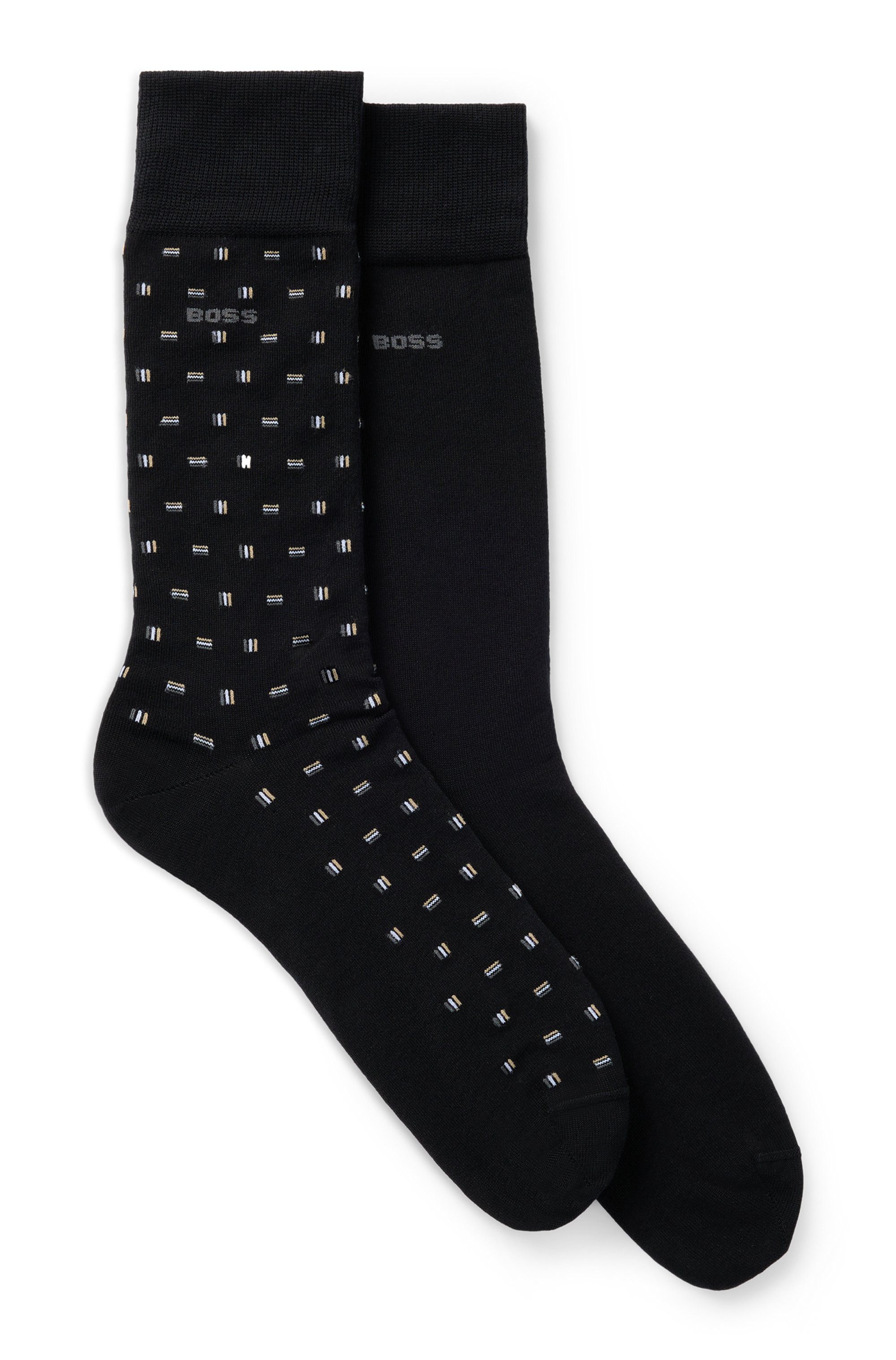 BOSS Businesssocken 2P RS Mini Iconic (2-Paar) Socken Pack aus 1x uni und 1 günstig online kaufen