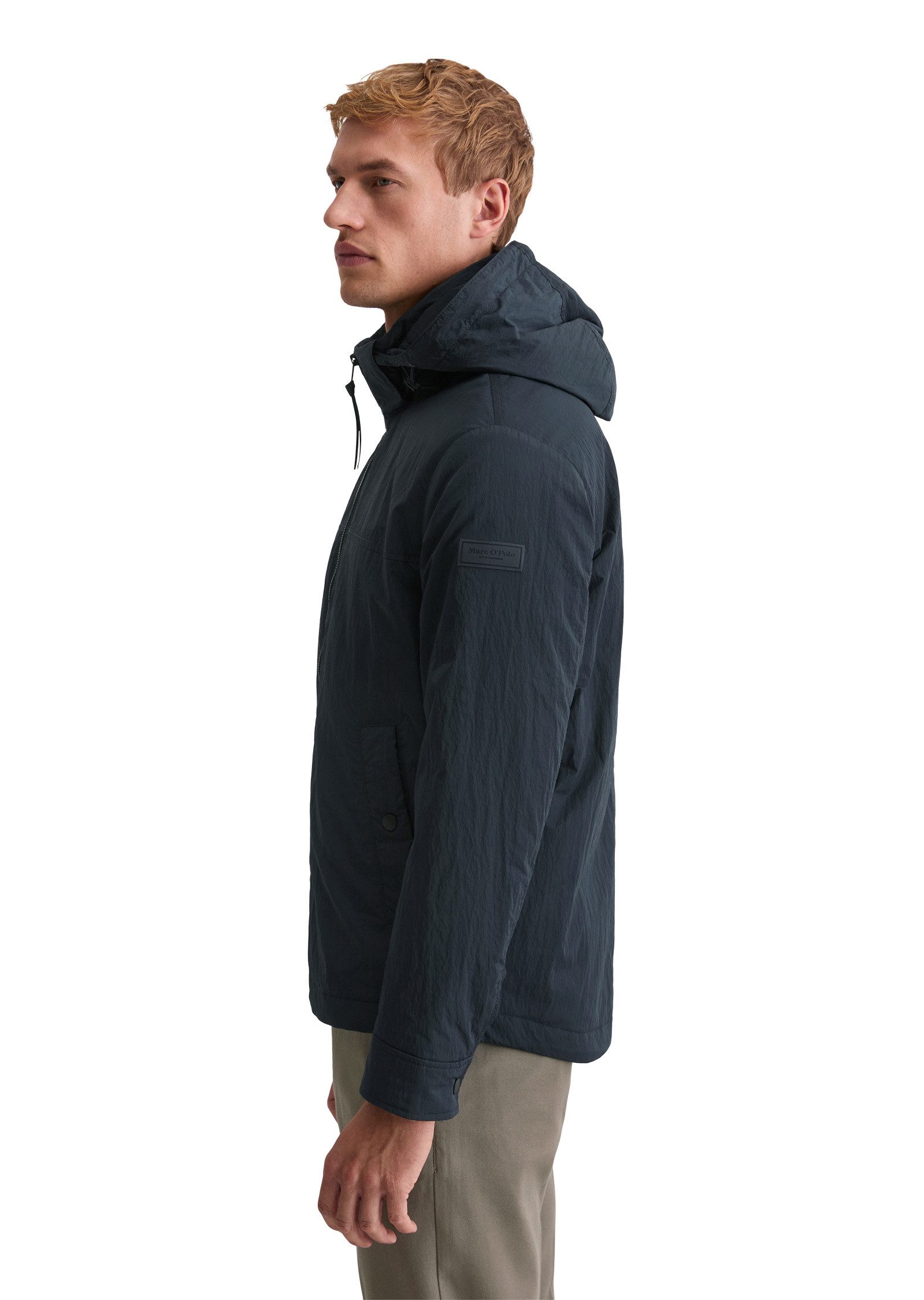 Marc O'Polo Outdoorjacke mit abnehmbarer Kapuze günstig online kaufen