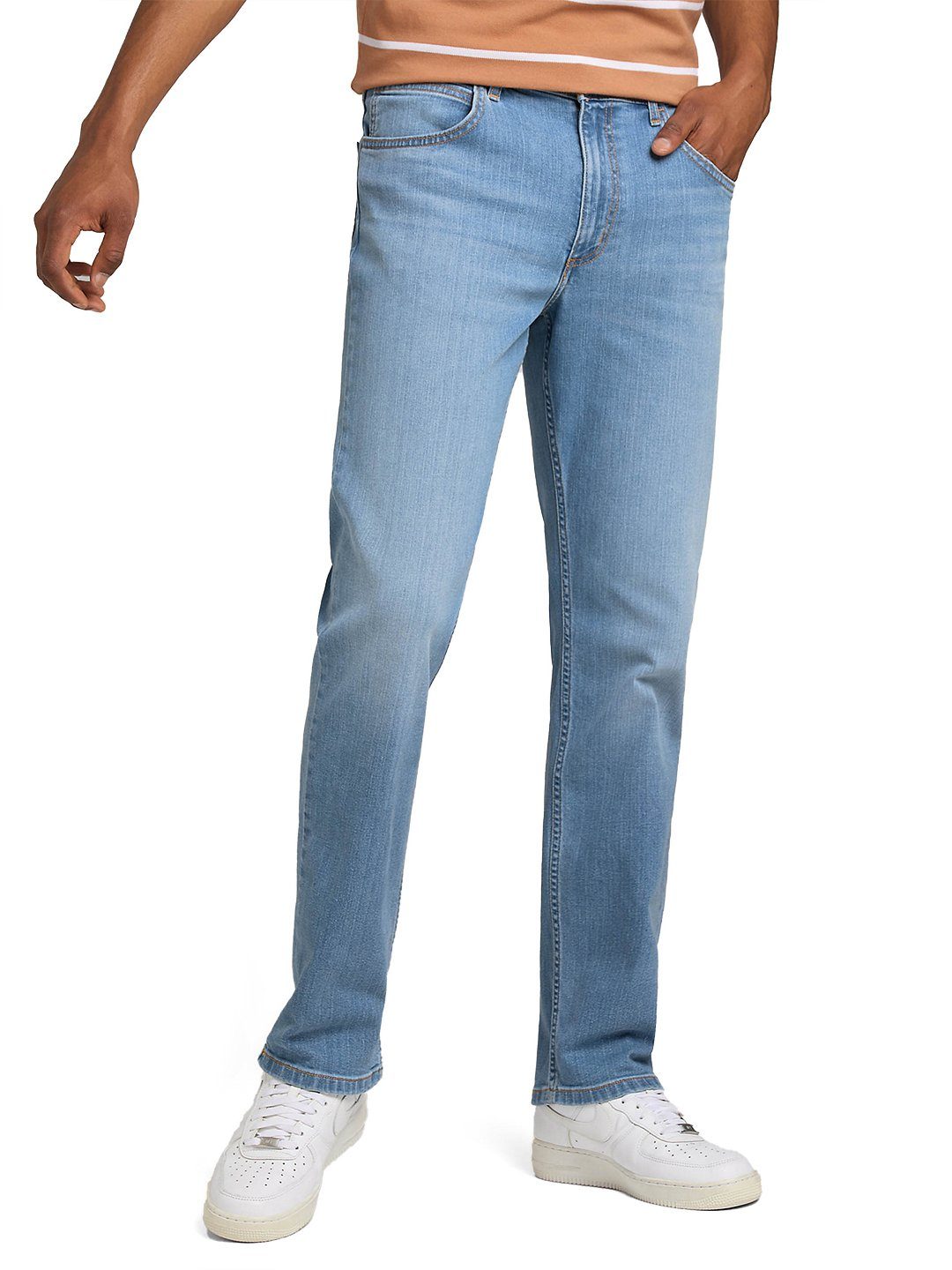 Lee® Straight-Jeans Brooklyn Regular Jeans Mid Fresh Born In - Fit