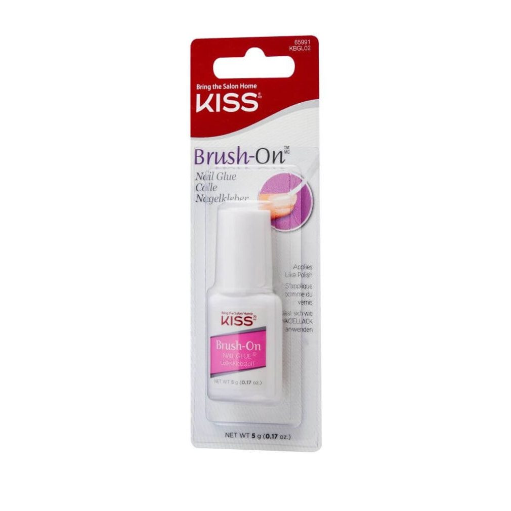 Kiss Nageldesign Zubehör Nagelkleber mit Pinsel