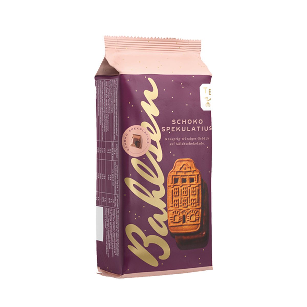 BAHLSEN Süßigkeit, Bahlsen Schoko Gewürz Spekulatius glasiert mit Milchschokolade 192g