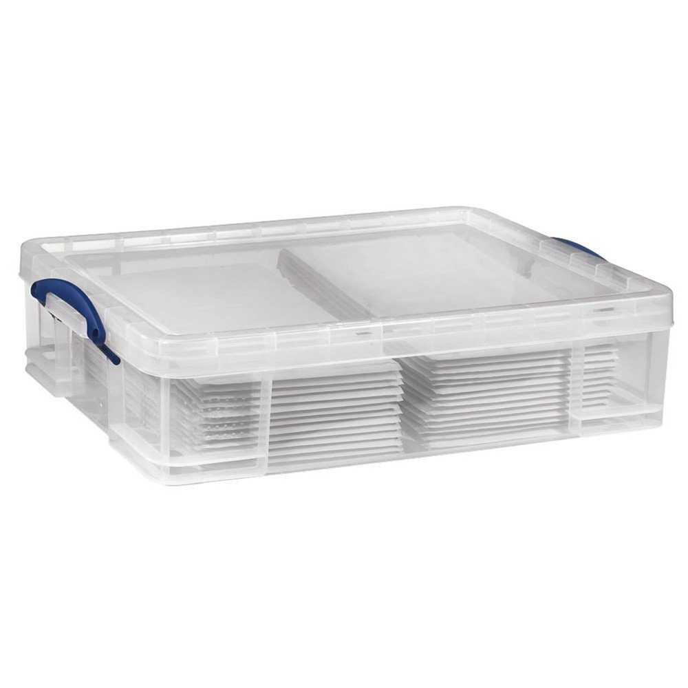 Aufbewahrungsbox 1 Aufbewahrungsbox 33 Liter transparent 71 x 44 x 16,5 cm