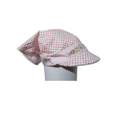 Bellezza Kopftuch »Kopftuch mit Schirm 23-51 Mädchen weiß/rosa - Gr. 43«