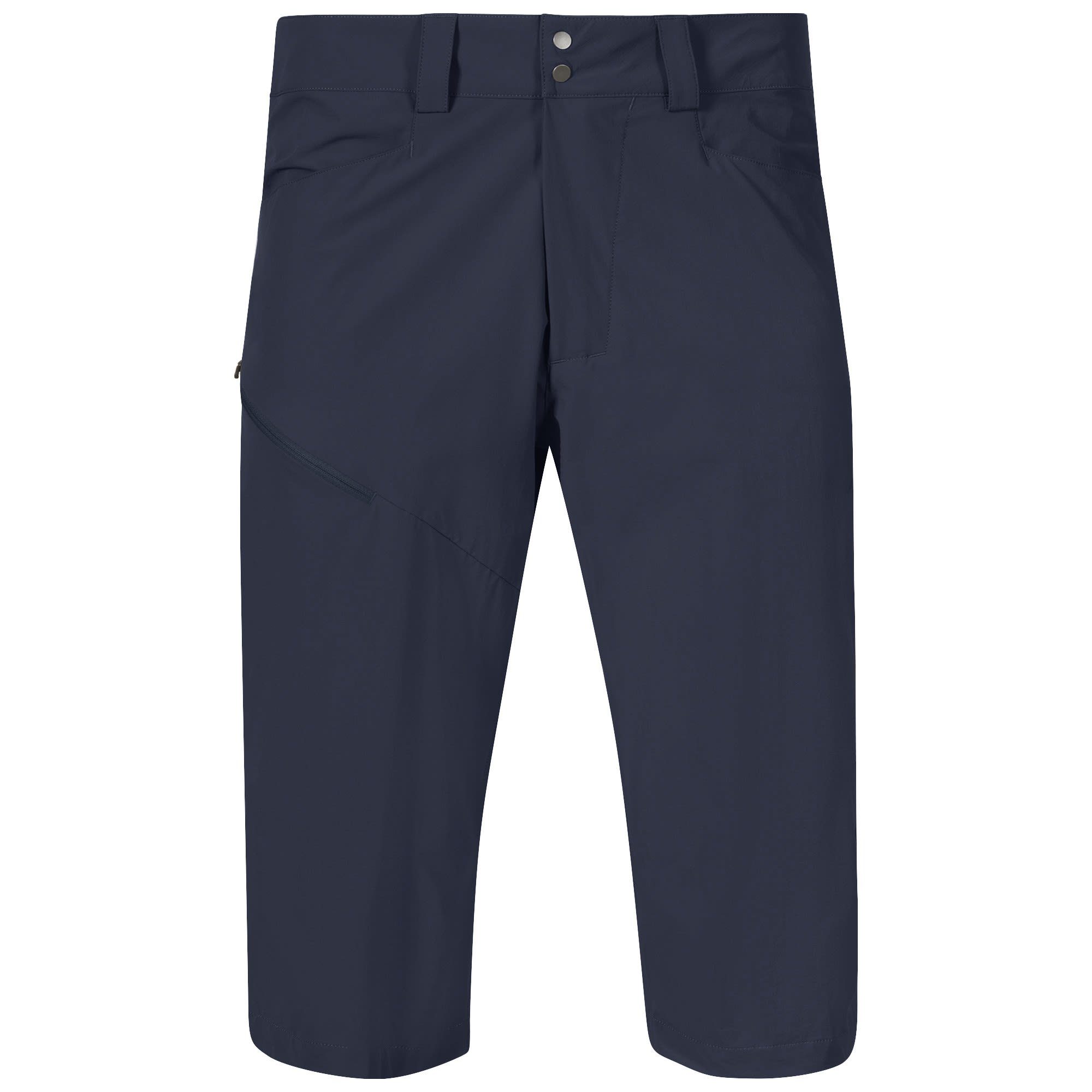 Bergans Strandshorts Bergans M Vandre Light Softshell Long Shorts Navy Blue