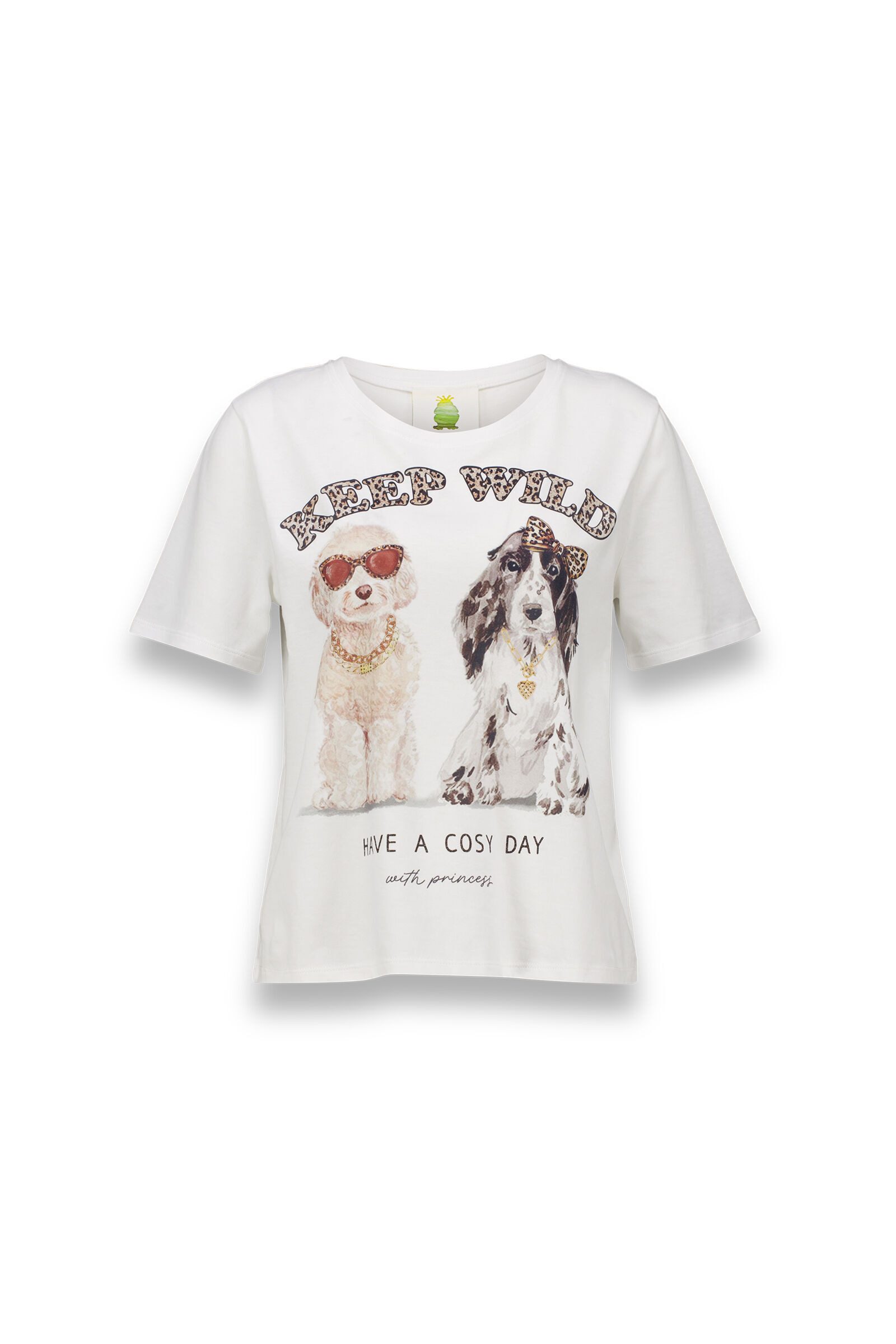 Princess goes Hollywood Print-Shirt (1-tlg) mit Schmucksteinen