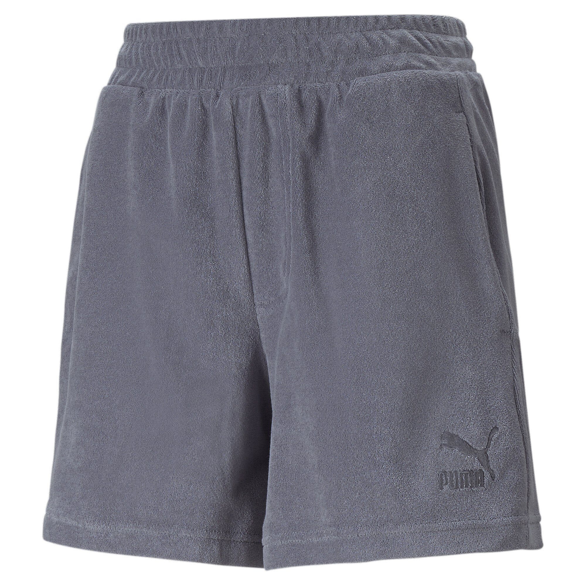 PUMA Sporthose Classics Frottee-Shorts Damen
