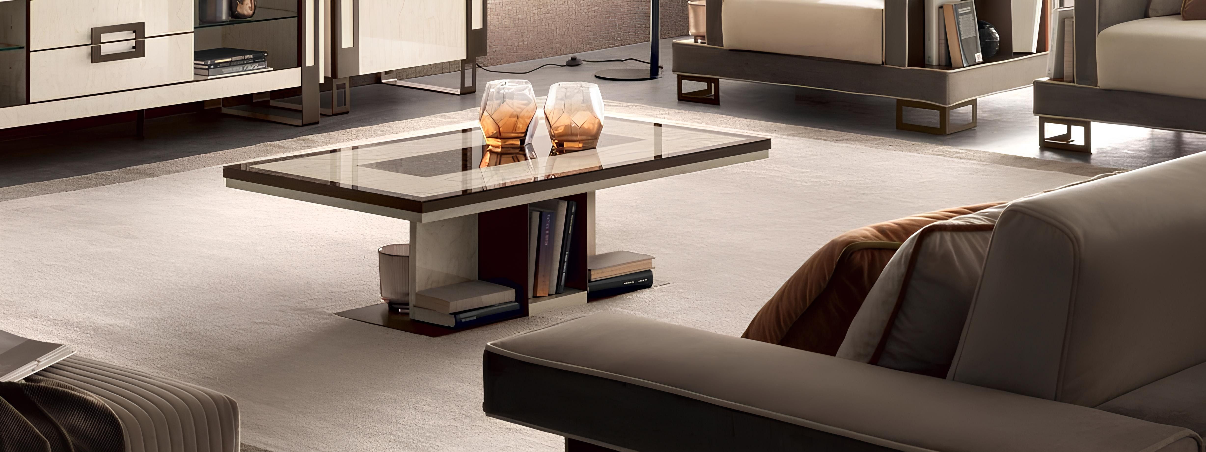 JVmoebel Couchtisch Luxuriöse Holz-Couchtische & Konsolen – Italienische Möbel, Made in Europa