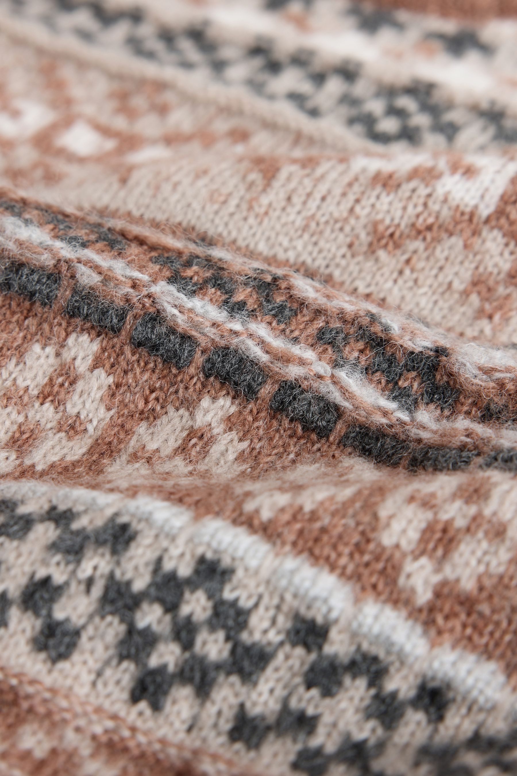 LAURA ASHLEY Norwegerpullover Laura Ashley Rundhalspullover mit Fairisle-Muster (1-tlg)