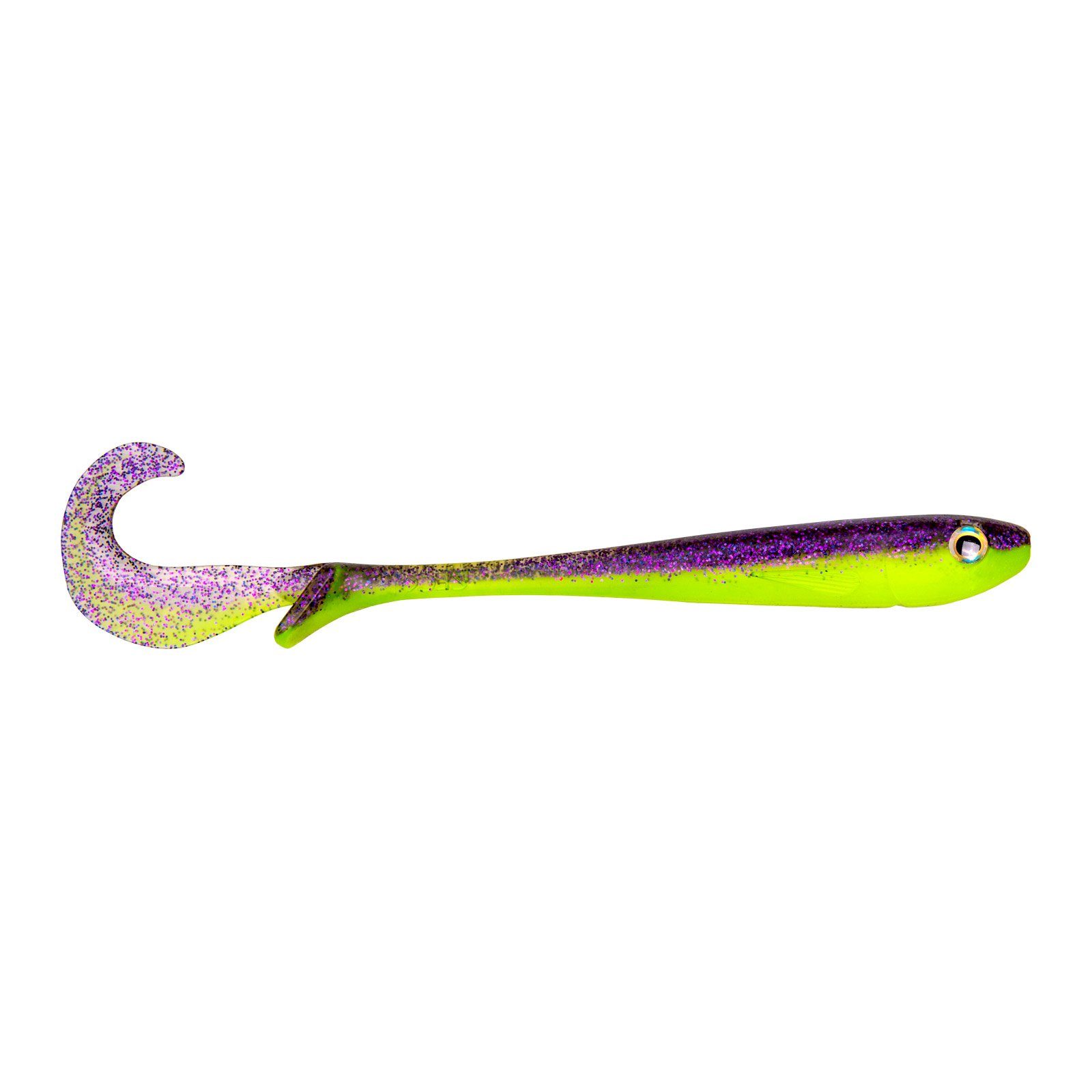 Butcher Baby Gummiköder Zeck Kunstköder, Chartreuse Purple Fishing 14cm