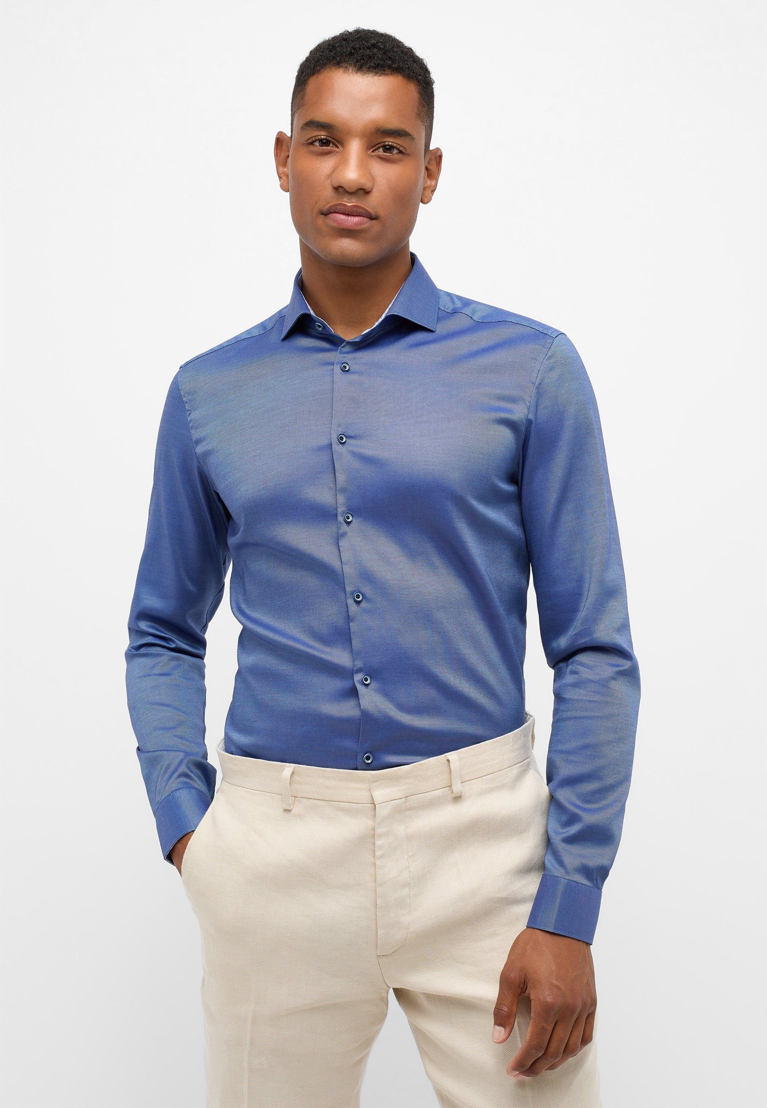 Eterna Langarmhemd SUPER SLIM günstig online kaufen
