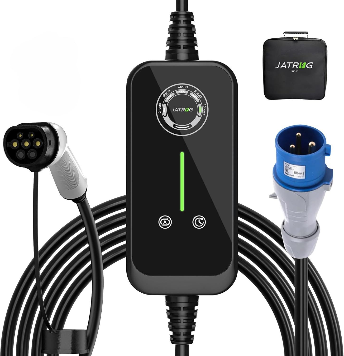 Elektroauto-Ladestation EV Ladegerät Typ 2 Ladeleistung Tragbares ladegerät EV-Autos Ladekabel