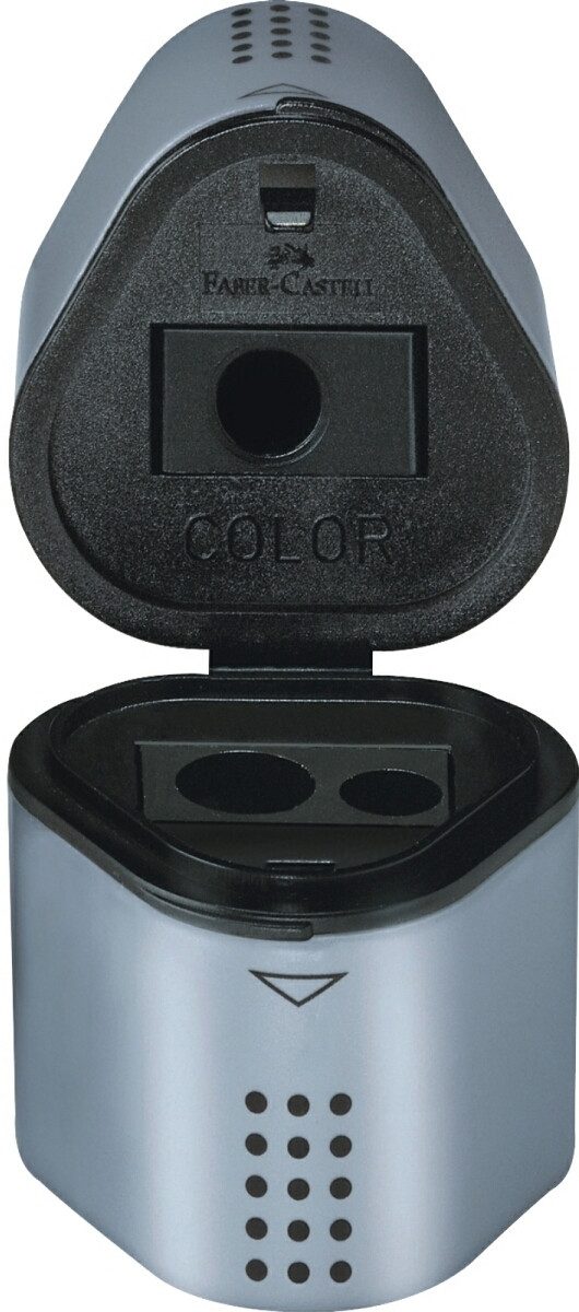 Faber-Castell Anspitzer Spitzdose 3-fach Grip 2001 (10 Stück)