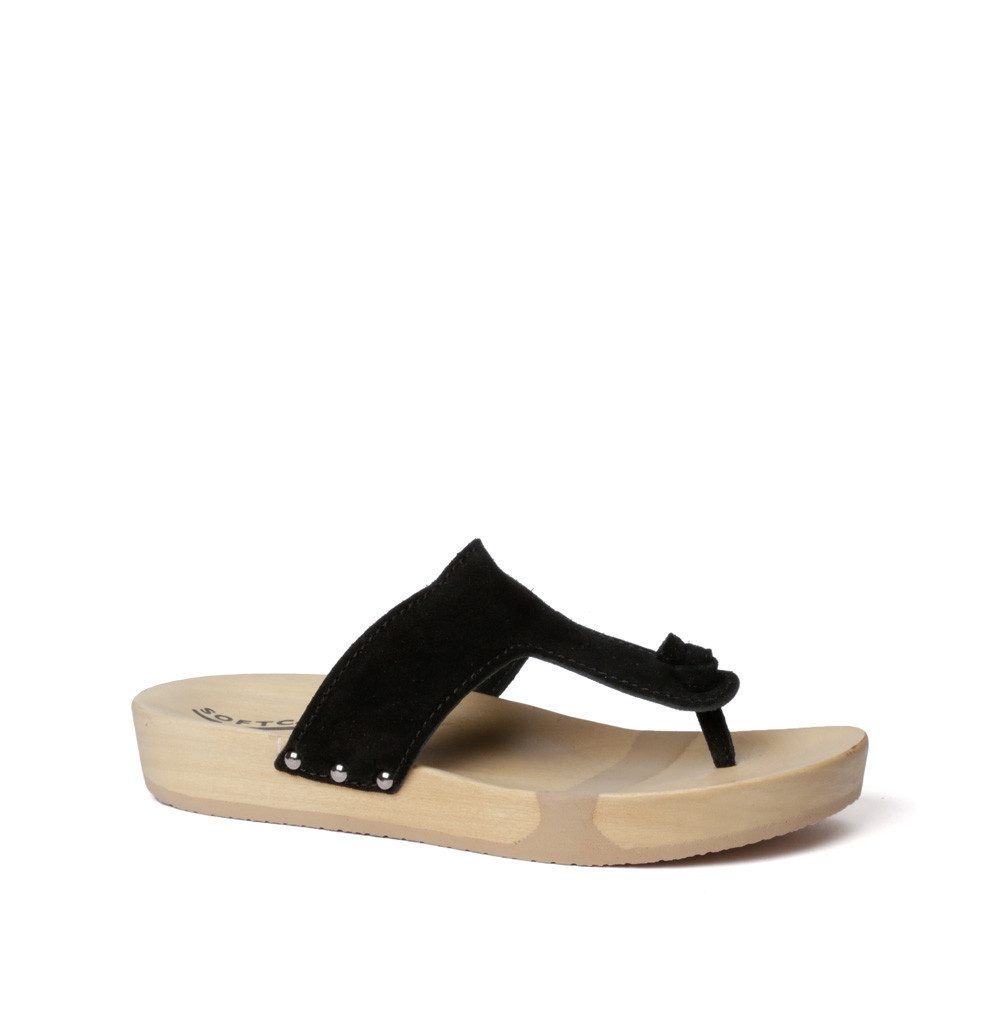 Softclox LOLA Kaschmir schwarz (natur) Pantolette
