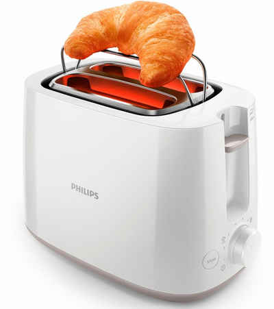 Philips Toaster HD2581/00, 2 kurze Schlitze, 830 W