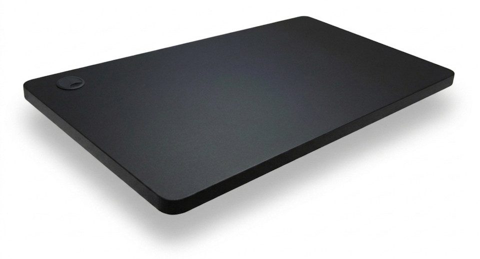 LMG Germany Schreibtischplatte Tischplatten Verbundholz Eiche Halifax Rustikal, Verbundholz 2,5 cm, Kabeldurchlass, kratzfest, Sicherheitskante