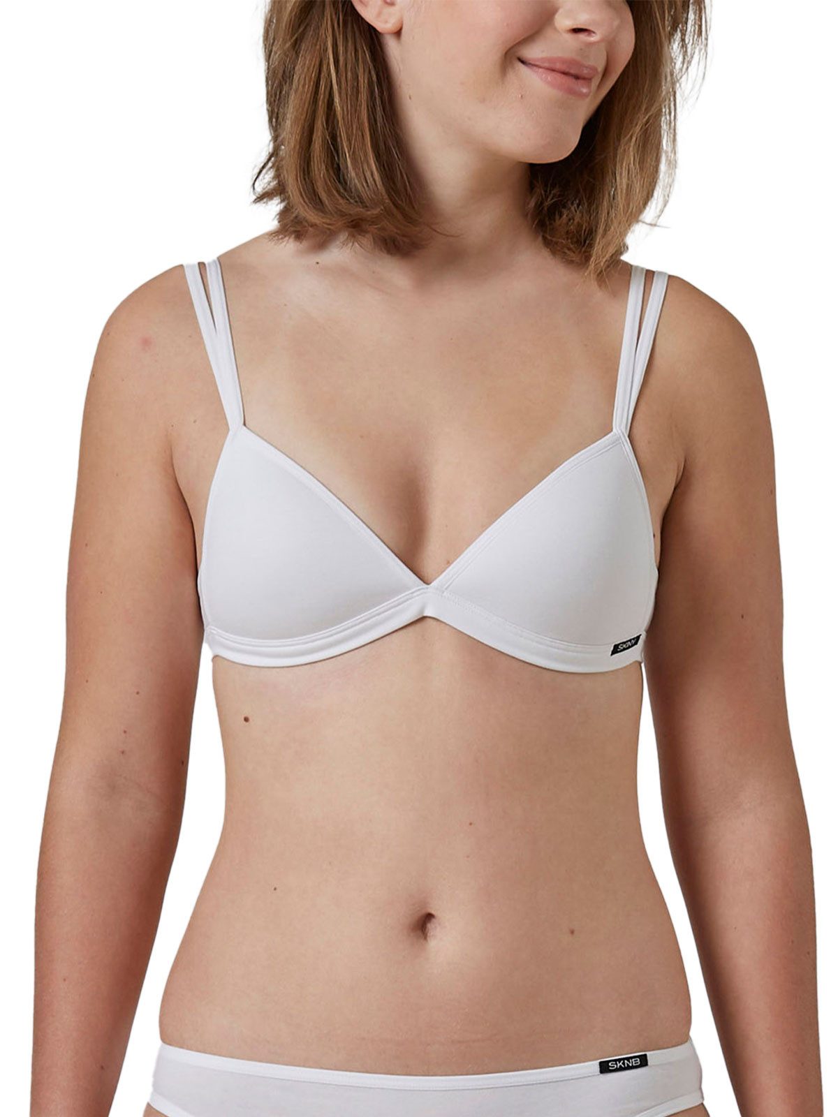 Schalen-BH Triangel Schalen BH ohne Bügel Cotton Essentials