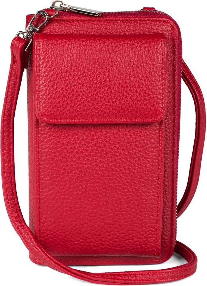 styleBREAKER Mini Bag (1-tlg), Geldbörse mit Handyfach - Umhängetasche RFID  Schutz