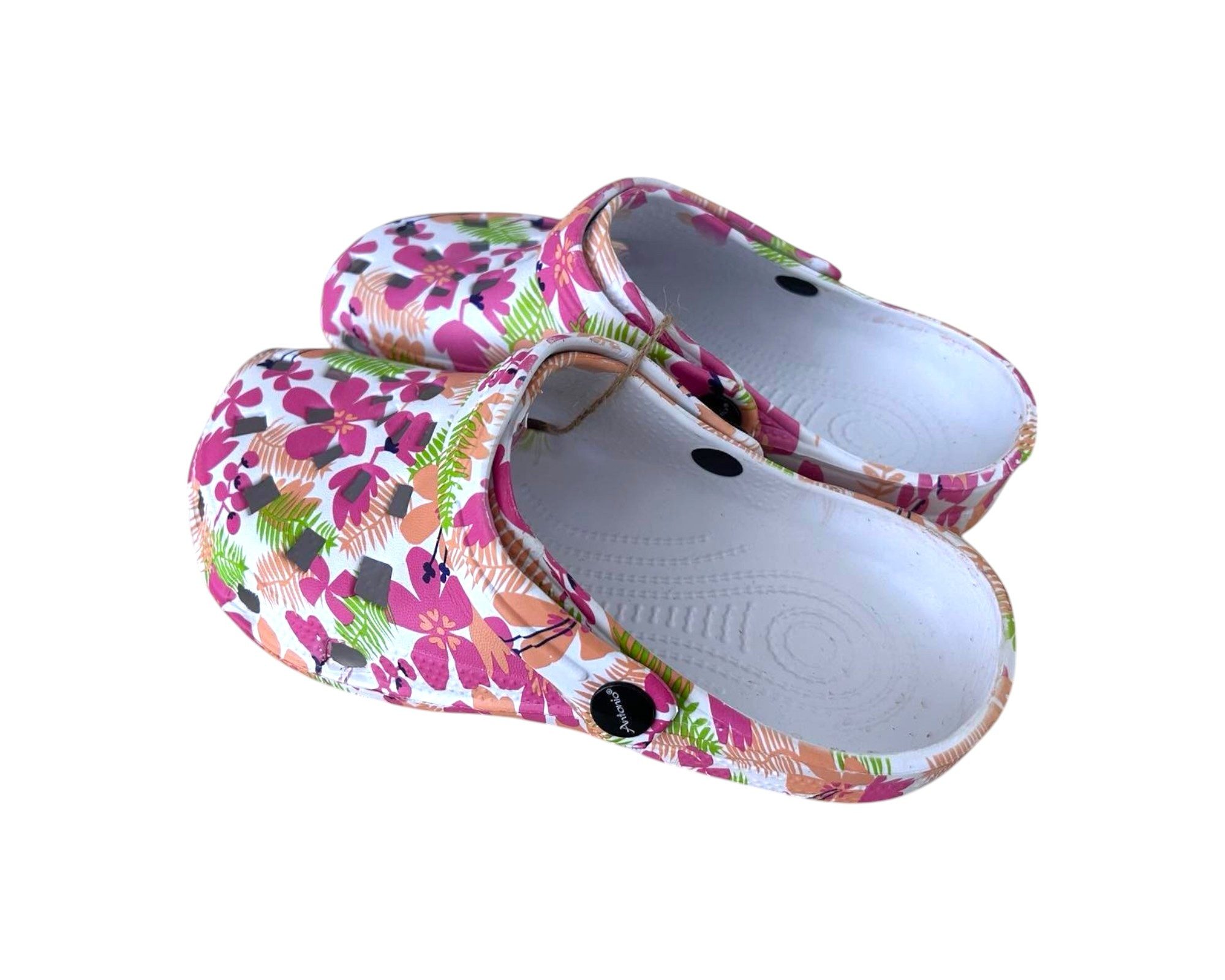 VewoTex Damen Clogs Blumen » günstige Damenschuhe » Blumenmuster Badeschlap günstig online kaufen
