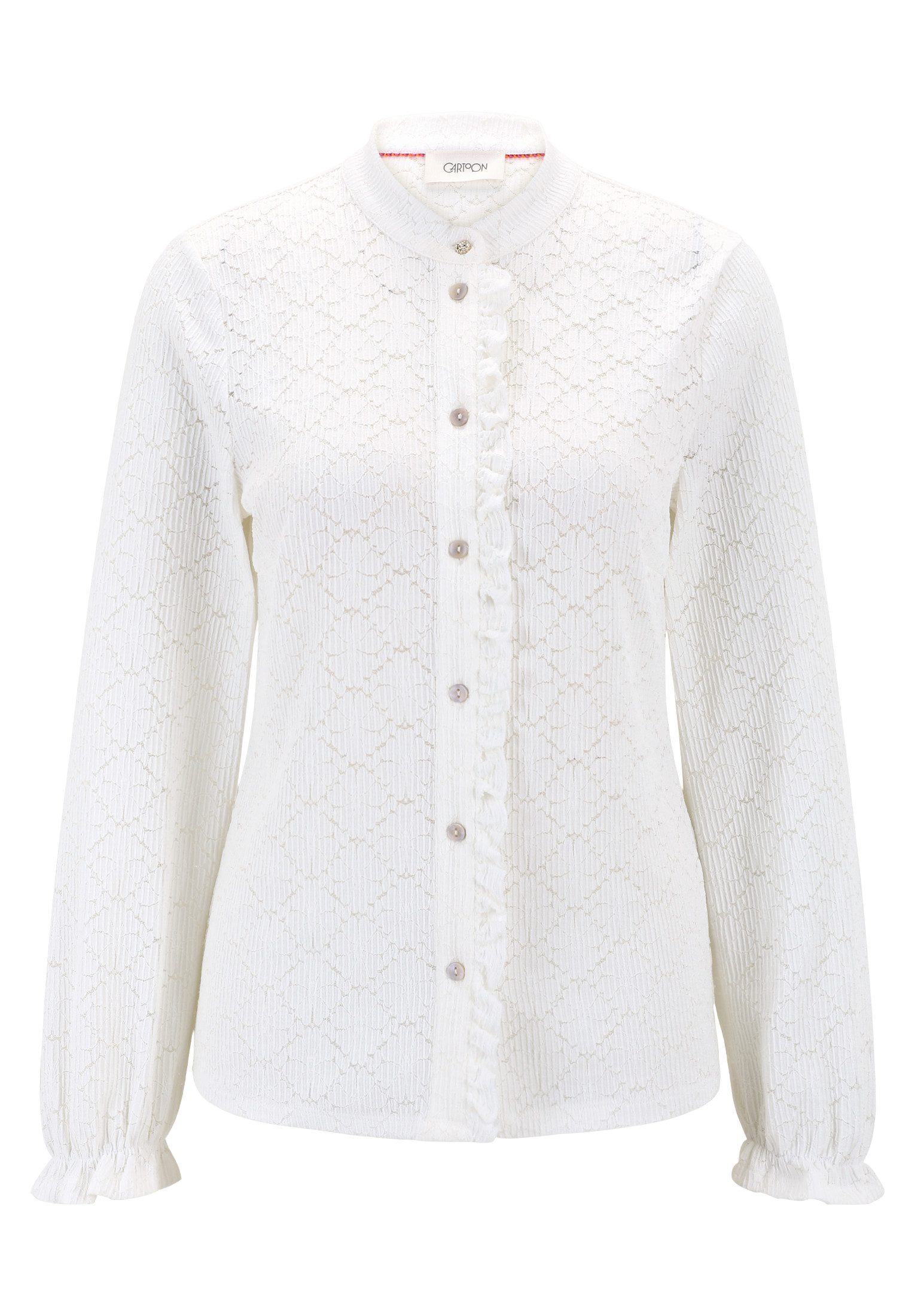 Cartoon Langarmbluse Spitzenbluse günstig online kaufen